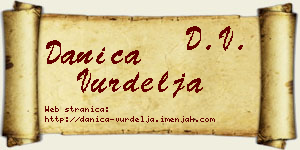Danica Vurdelja vizit kartica